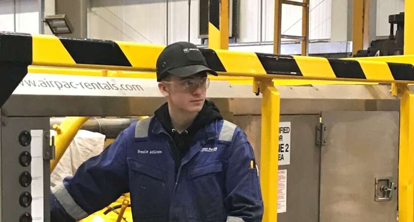 Brodie our 2023 Apprentice at work